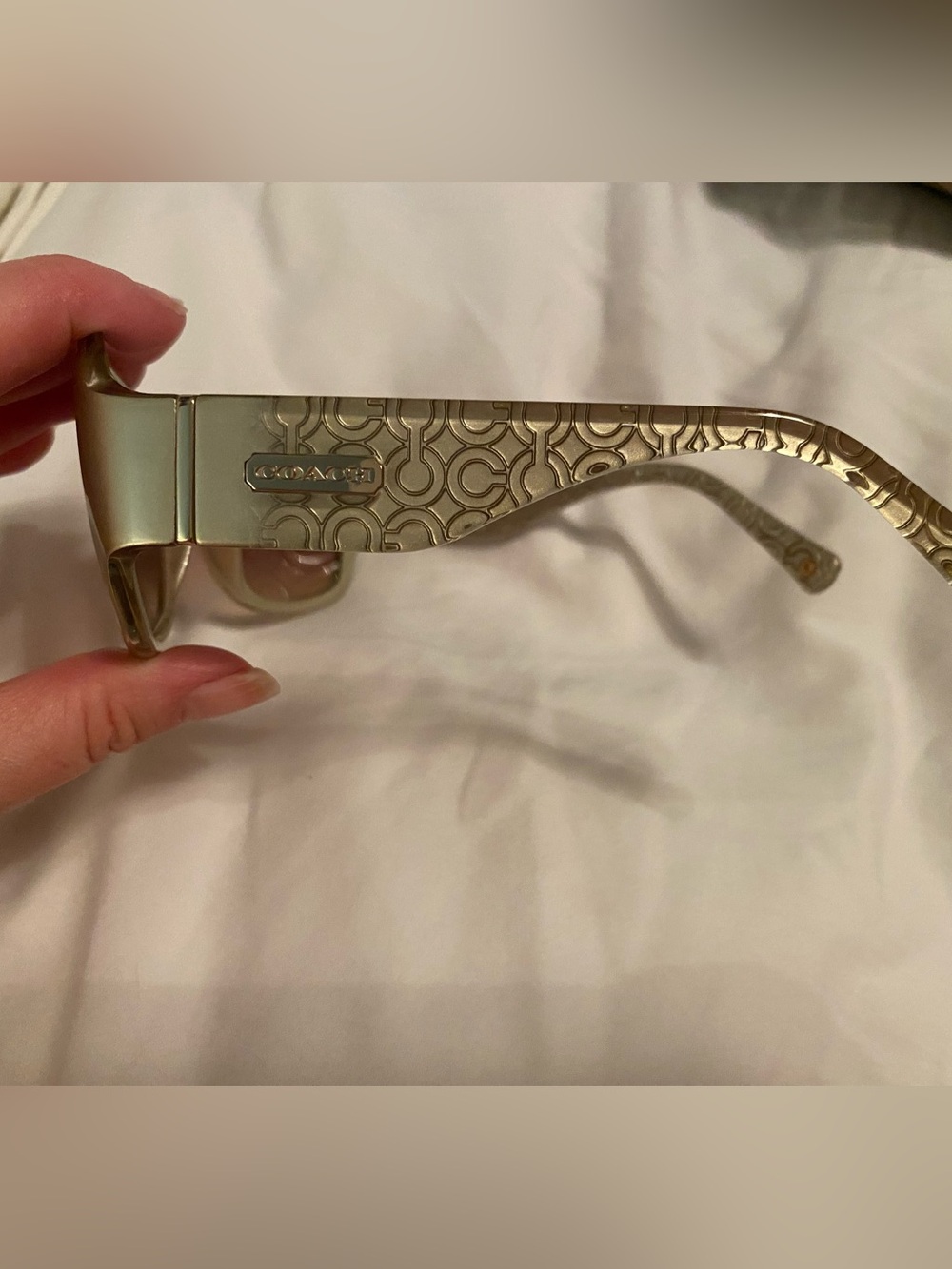 COACH Delaney Champagne Sunglasses - Picture 5 of 6